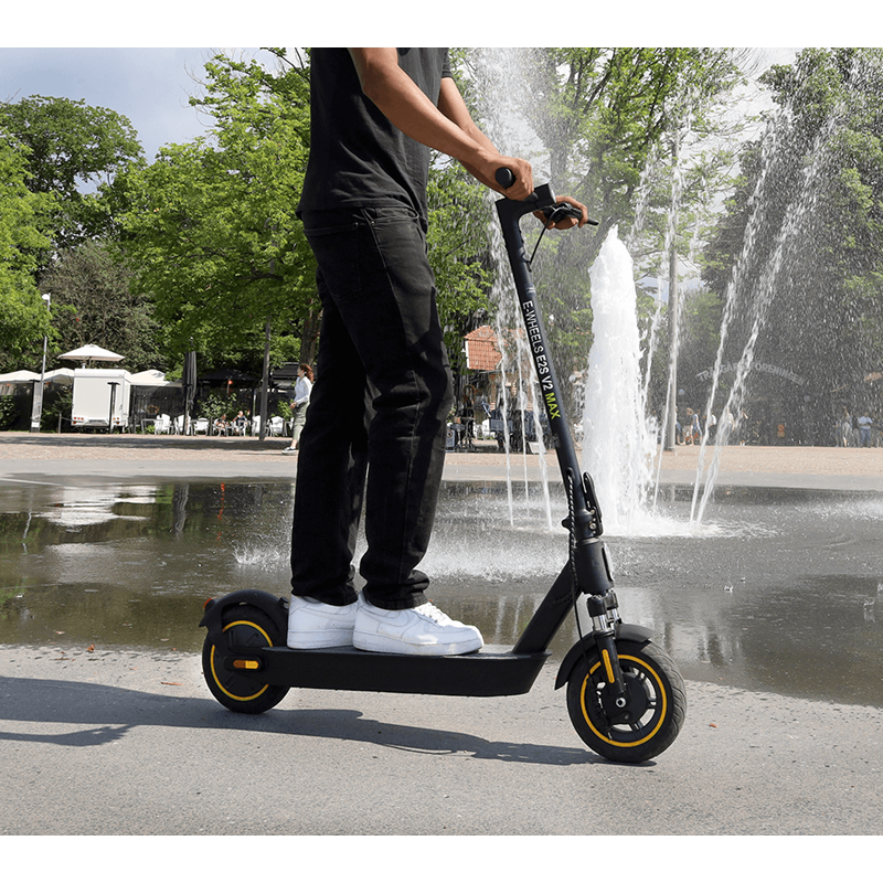 E2S V2 Max Long Range - Noir - Pneumatique - 20 km/h