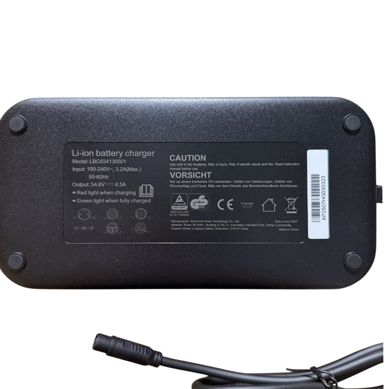 Charger L - 54.6V 4.5A, 3 Pin - Eywa Ultra / Wayfarer Ultra