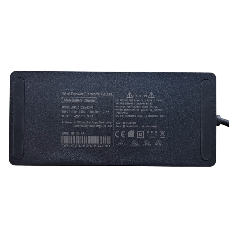 Charger (E) 42V 3A - DPLC126V42-W - Nova Lite etc
