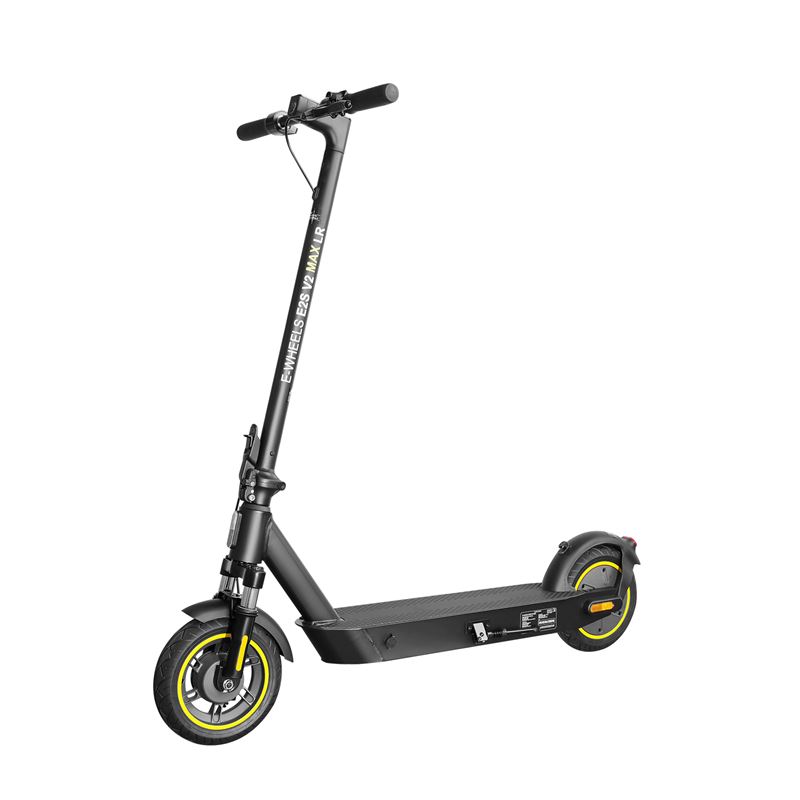 E2S V2 Max Long Range 2025 - Noir - Pneumatic - 20 km/t