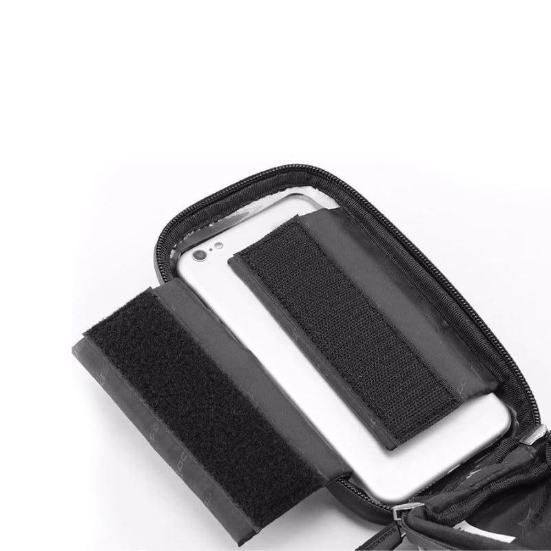 Rockbros Support de Téléphone Étanche avec Rangement