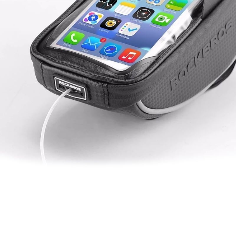 Rockbros Support de Téléphone Étanche avec Rangement